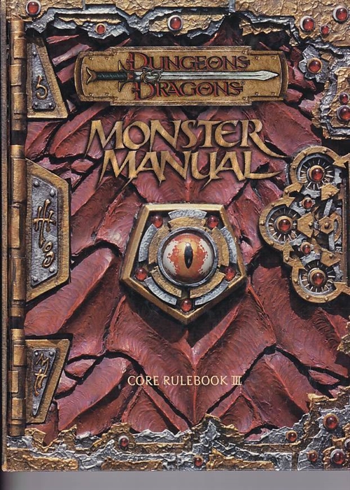 Dungeons & Dragons 3.0 - Monster Manual - (B-grade) (Genbrug)